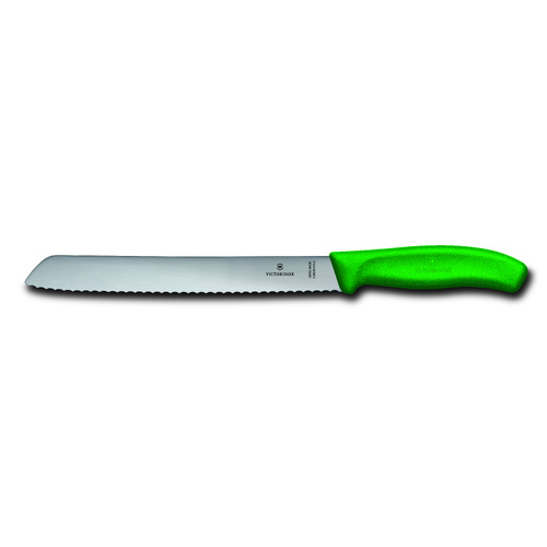 Green Swiss Classic 21cm Bread Knife