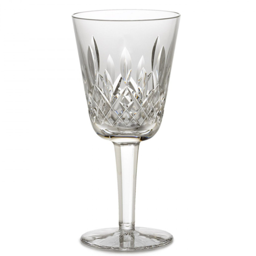 Classic Lismore Diamond Cut Crystal Wine Goblet Single Glass - 285ml