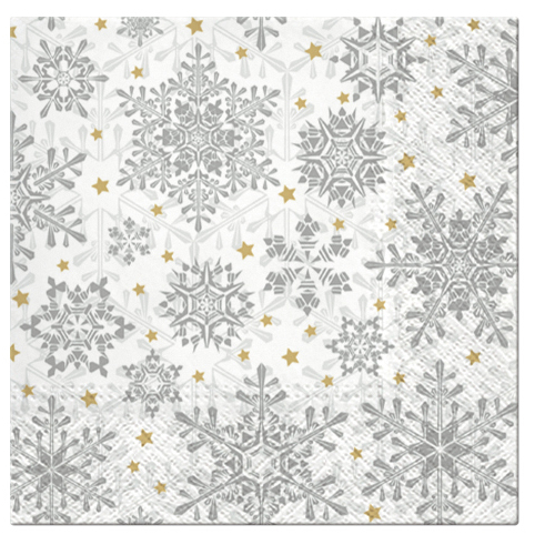 3-ply Tissue Glowing Stars Napkin 33 x 33cm (Pack of 20)