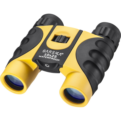 10 x 25mm Colorado Yellow Waterproof Compact Binoculars