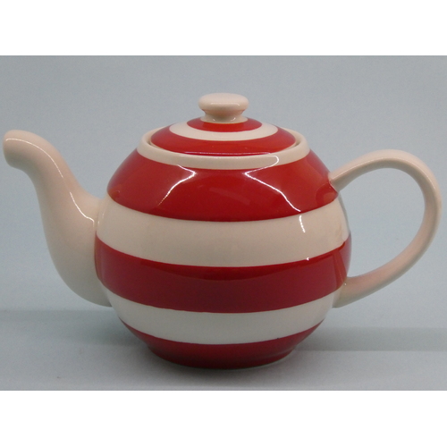 Betty Round Small Teapot 300ml (10oz) Cornish Red 