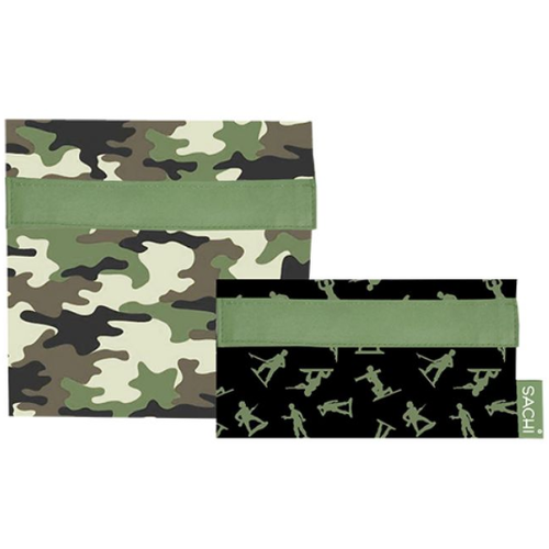 Camo Green Lunch Pockets - Set of 2