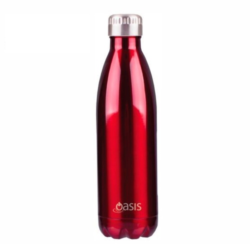 Red 750ml Stainless Steel Double Wall Insulated Drink Bottle