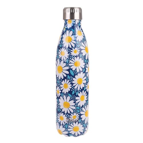 Summer Daisy 750ml Stainless Steel Double Wall Insulated Drink Bottle