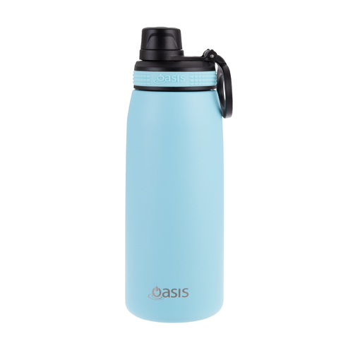 Island Blue 780ml Stainless Steel Double Wall Insulated Sports Bottle with Screw Cap