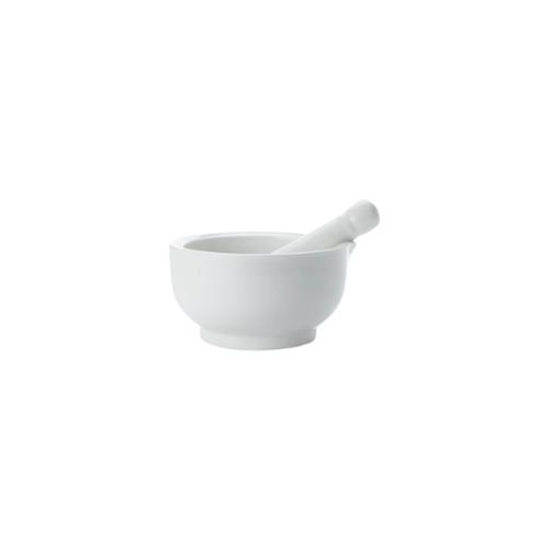 White Basics 7cm Porcelain Mortar & Pestle