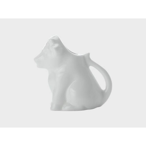 White Basics 100ml Porcelain Cow Creamer 