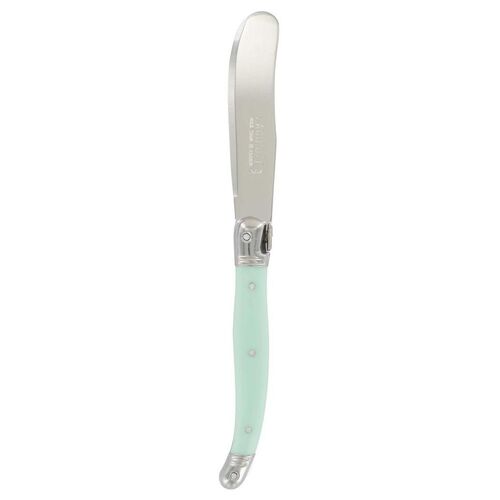 Laguiole Debutant Stainless Steel/Mint Butter Knife