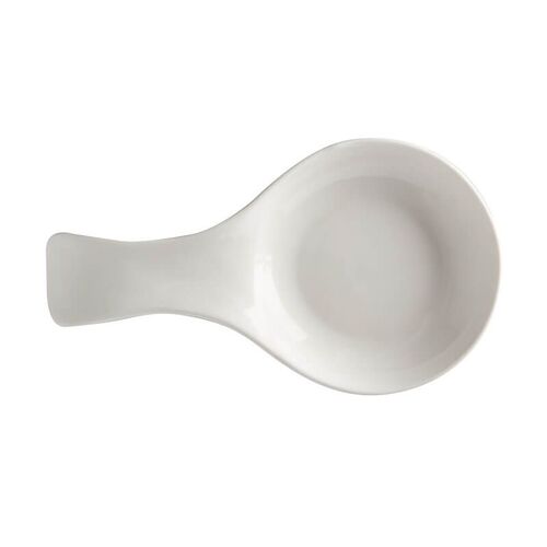 White Basics 23cm Round Spoon Rest