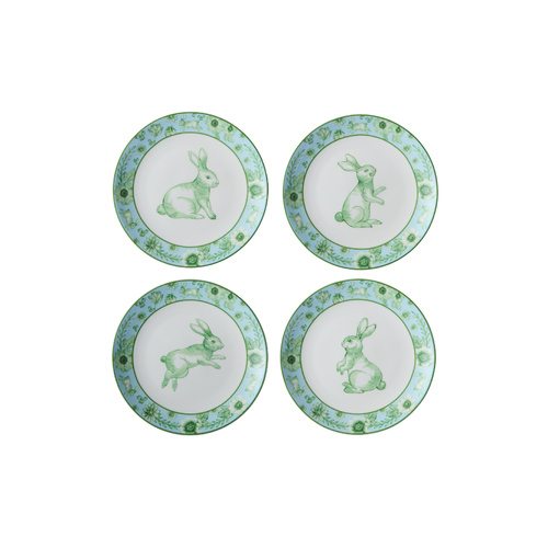 Maxwell & Williams Clover & Cottontail Collection Set of 4 Assorted 20cm Plates
