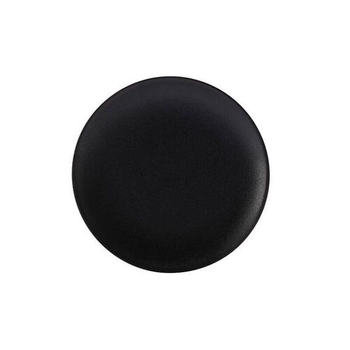Caviar Black 15cm Porcelain Coupe Plate