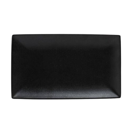Caviar Black 34.5 x 19.5cm Porcelain Rectangular Platter