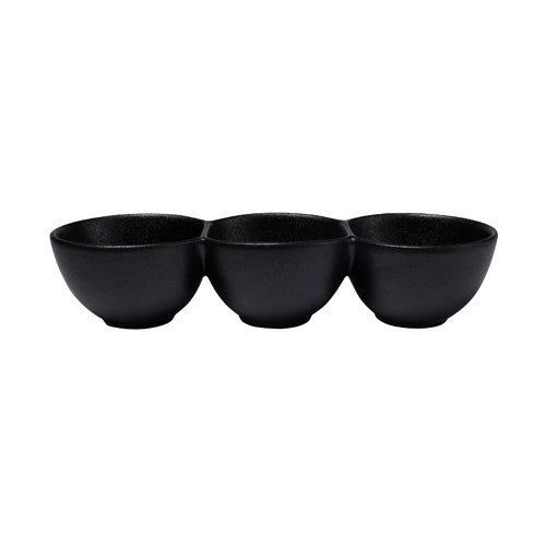 Maxwell & Williams Black Caviar Collection Divided Serving Bowl