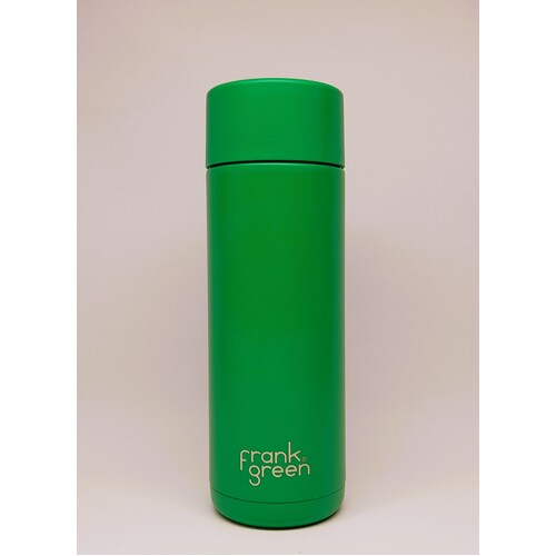 Limited Edition 595ml (20oz) Evergreen Reusable Stainless Steel Ceramic Bottle with Straw Lid
