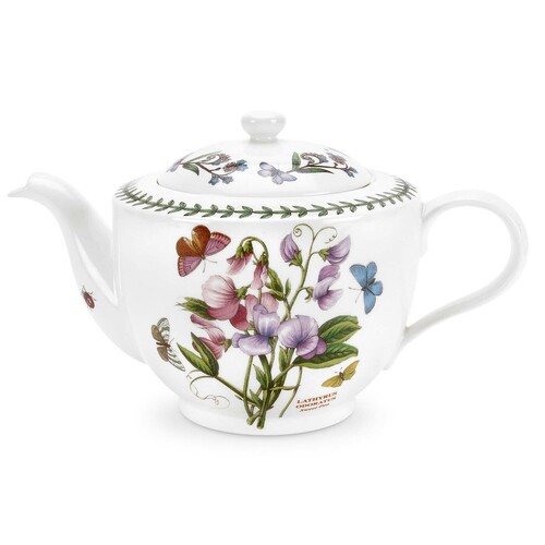 Portmeirion Botanic Garden Sweet Pea 1100ml/2pint Traditional Teapot