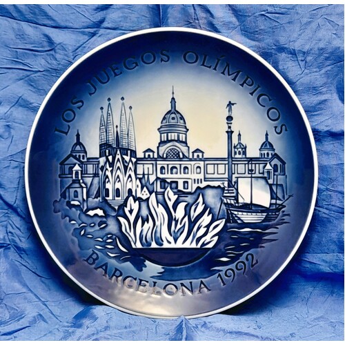 Bing & Grondahl 1992 Barcelona Olympic Games Plate