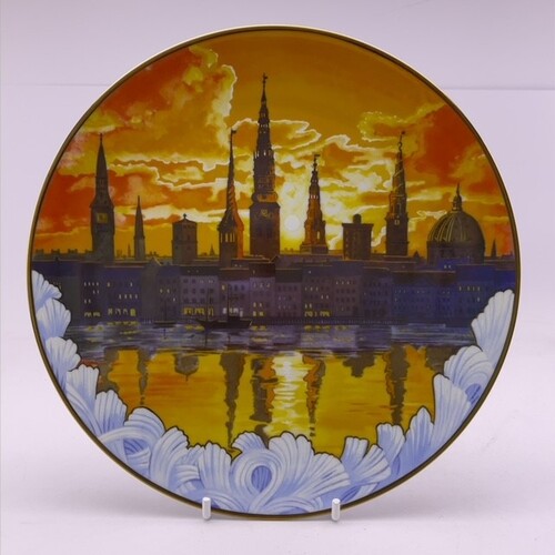 Bing & Grondahl Dawn Over Copenhagen Annual 1995 Plate - CLEARANCE