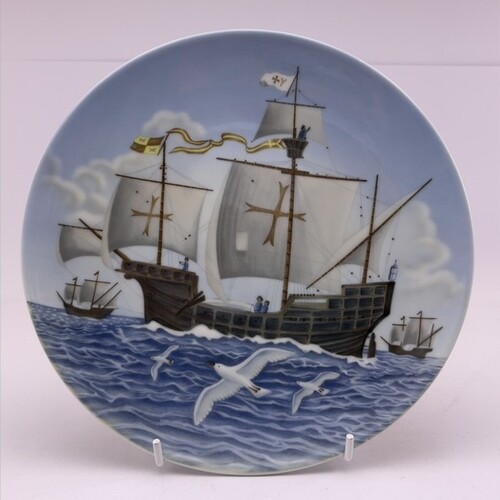 Bing & Grondahl Christopher Columbus The Discovery of America Plate - CLEARANCE