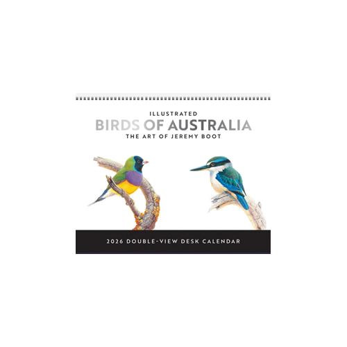 Jeremy Boot Birds of Australia 2026 Desk Calendar