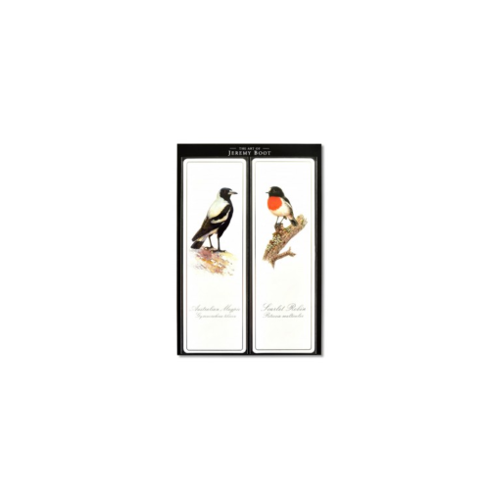 Australian Magpie & Robin Fine Art Boomark Pair