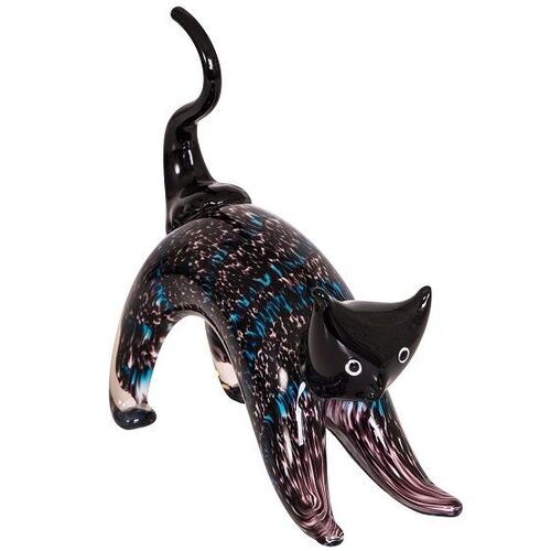 Zibo Art Glass Cat Suti Ornament