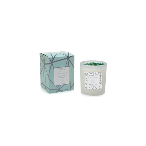 Crystal Infusions Aventurine Soy Candle (Lemon Myrtle)