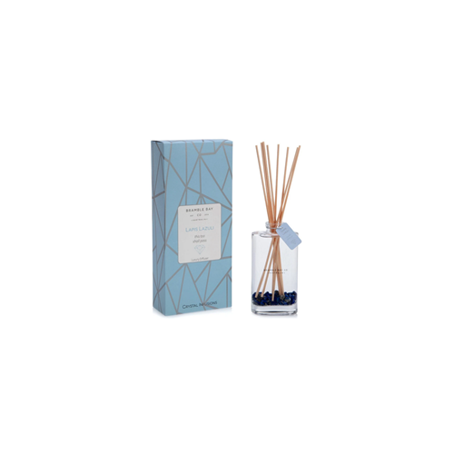 Crystal Infusions Lapis Lazuli Reed Diffuser (Rose, Jasmine & Sweet Orange)