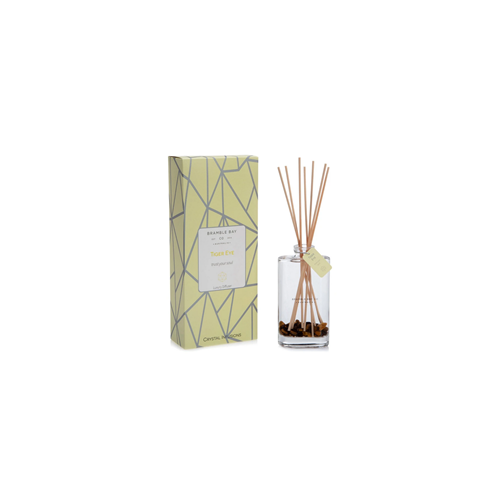 Crystal Infusions Tiger Eye Reed Diffuser (Vallina Bean & Custard)