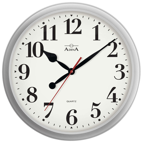 40.6cm Silver Wall Clock with Full-figured Arabic Numerals CL25-A9699