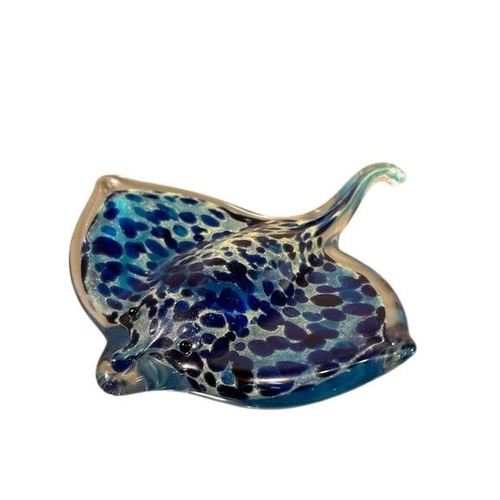 Zipo Art Glass Stingray Figurine/Ornament
