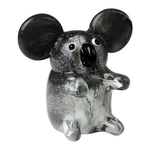 Grey Coloured Glassware Koala Ornament 'Uki'