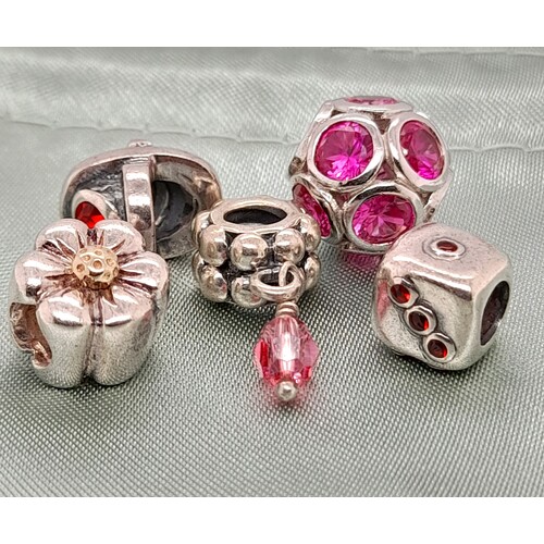 Chamelia Pack of 5 Assorted Bracelet Beads