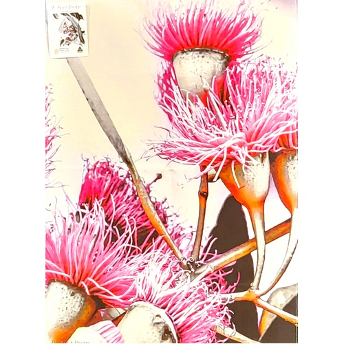 De-Anne Strange Flowering Gum Cotton Tea Towel