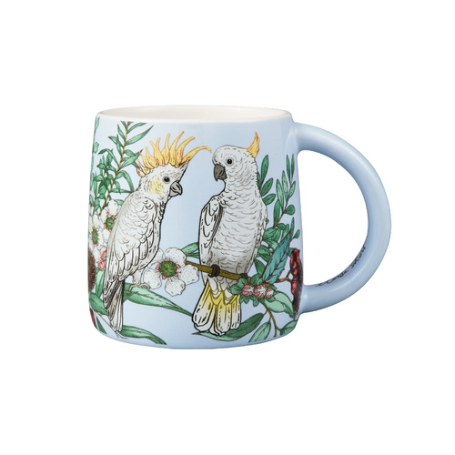 Maxwell & Williams Eloise Short Native Grace Yellow Crested Cockatoo Mug