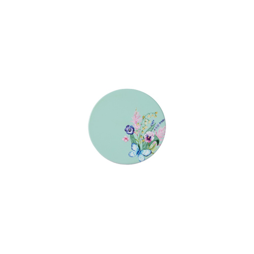 Maxwell & Williams Botanica Collection 10cm Aqua Round Ceramic Coaster