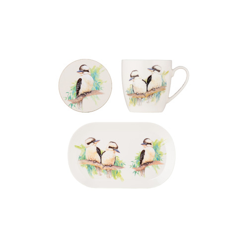 Katherine Castle Bird Life Kookaburra 3-piece Gift Set