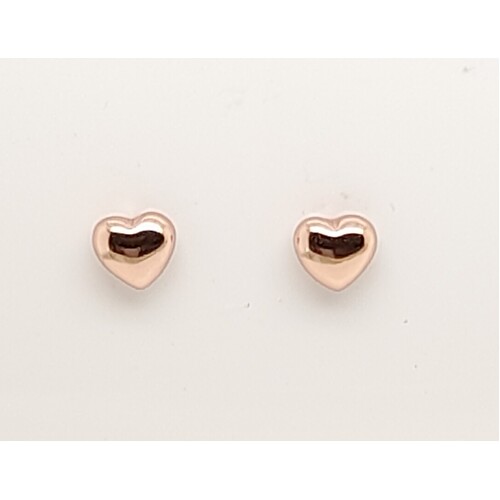 Silver rose clearance stud earrings