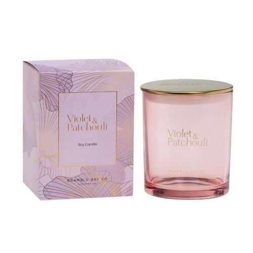 Elegance Collection 300g Voilet & Patchouli Candle