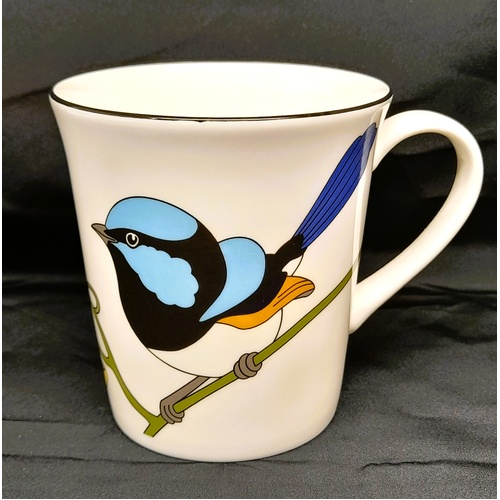 Jeremy Boot Contemporary 300ml Fine Bone China Superb Fairy-Wren Mug