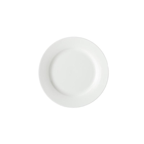 White Basics 23cm Porcelain Rim Entree Plate