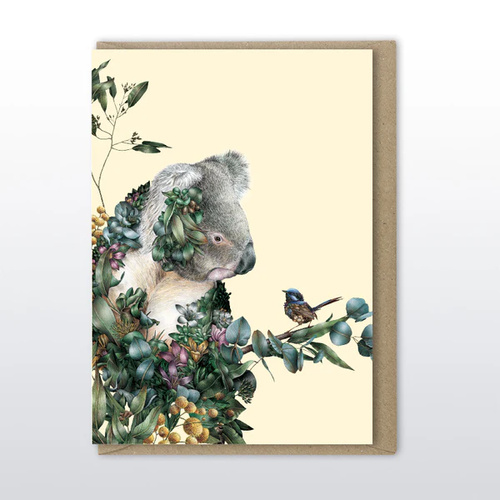Marini Ferlazzo Koala & Wren Greeting Card