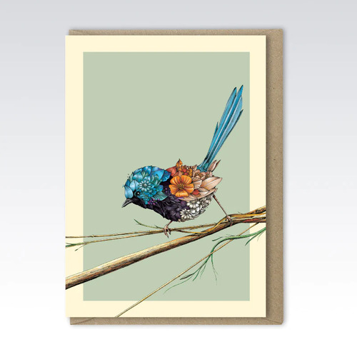 Marini Ferlazzo Wren Bushwalk Greeting Card