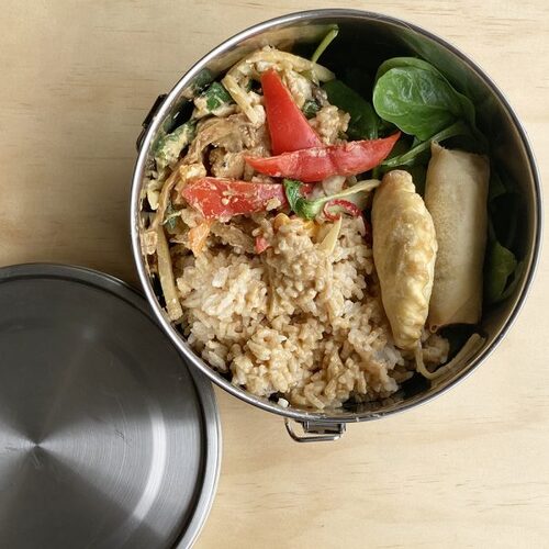 Round Extra Large Stainless Steel Leakproof Container