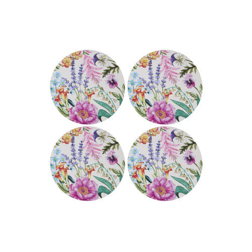 Maxwell & Williams Botanica Collection Set of 4 Round 10cm Coasters