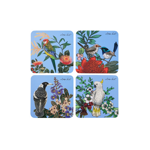 Maxwell & Williams Eloise Short Native Grace Collection Set of 4 Coasters
