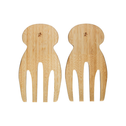 Evergreen Collection Set of 2 Bamboo Salad Hands