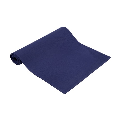 Cotton Classics Navy 150 x 33cm Cotton Table Runner