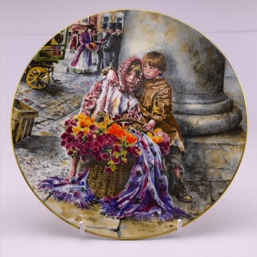 Royal Doulton International Collectors Club The Flower Seller's Children Plate - CLEARANCE