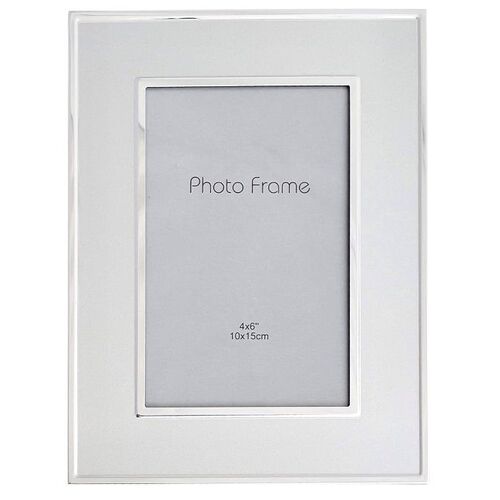 Frosted Silver Aluminium Helmer 10 x 15cm (4 x 6") Photo Frame