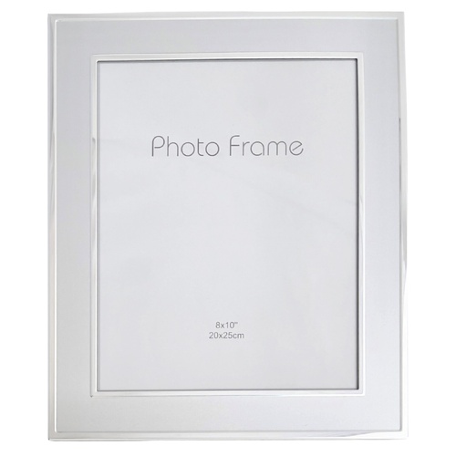 Frosted Silver Aluminium Helmer 20 x 25cm (8 x 10") Photo Frame